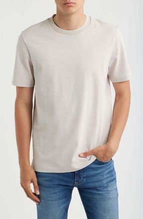 BOSS H-Thompson Cotton Piqu&eacute; T-Shirt in Open Beige at Nordstrom, Size Xx-Large