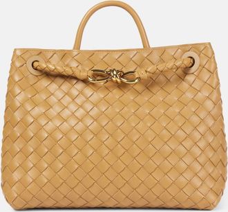 Bottega Veneta Andiamo Intrecciato Medium leather tote bag