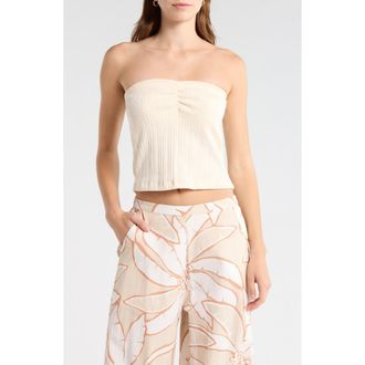 Billabong Talley Tube Top in White Cap at Nordstrom, Size X-Small