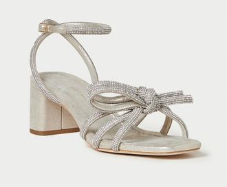 Loeffler Randall Womens Mikel Mid-Heel Sandal In Cappuccino