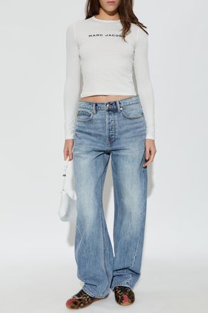 Marc Jacobs Long Sleeve T-shirt, Womens, White
