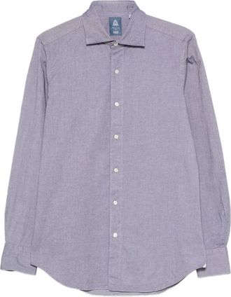 Finamore Heren, Overhemden, Blauw, Maat: XL Katoen