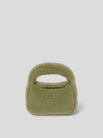Stand Studio Crossbody Bag aus Teddyfell in Hellgruen, Gr&ouml;&szlig;e 1