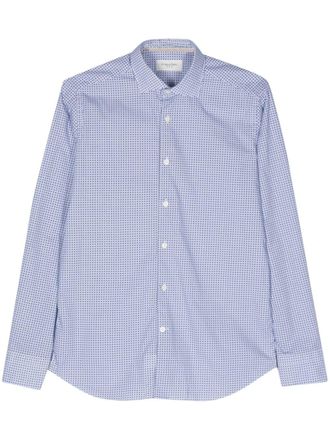 Tintoria Mattei Camicia con stampa - Blu