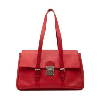 Louis Vuitton Pre-owned Shoulder Bags, female, Red, Size: ONE SIZE Pre-owned Structured Shoulder Bag