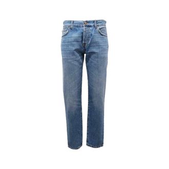 Twinset Straight Fit Jeans, female, Blue, W30, Straight Jeans