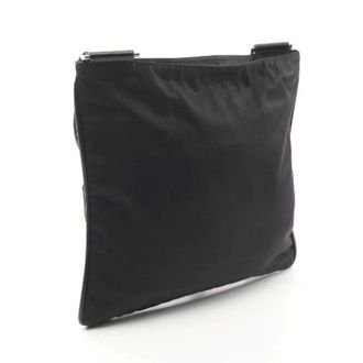 Prada Pre-owned Cross Body Bags, female, Black, Size: ONE SIZE Pre-owned Nylon Cross Body Bag