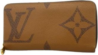 Louis Vuitton Pre-owned Long wallet (bi-fold) - Dames - Vintage Accessoires - Bruin - ONE Size - Vintage