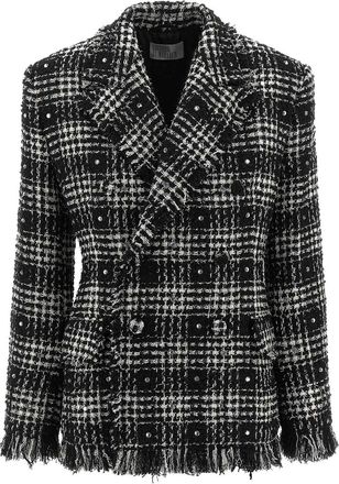 Giuseppe Di Morabito Tweed And Rhinestone Blazer