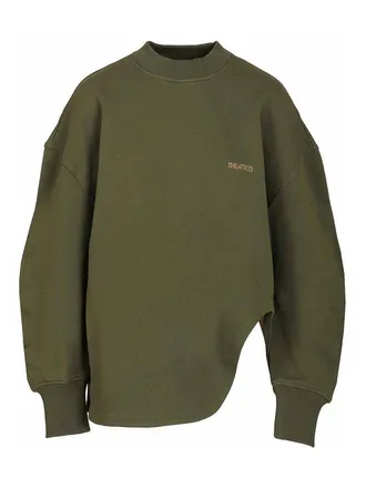 The Attico Sweatshirt With Embroidered Logo