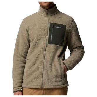 Columbia Jasper Ridge Pebbled Full Zip Fleece Fleecejacke f&uuml;r Herren | oliv