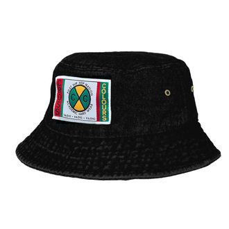 Cross Colours Label Denim Bucket Hat in Vintage Black at Nordstrom, Size Small