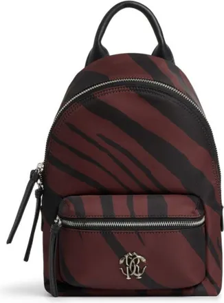 Roberto Cavalli Sienna Mini Zebra Print Backpack