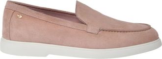 Baldinini Suede Slip-On - Dames - Loafers - Roze - 39 1/2 EU - Leer - Schoenen