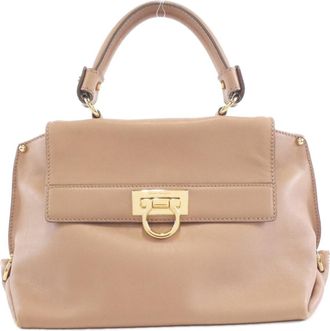 Ferragamo Leather Handbag (Pre-Owned)