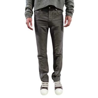 Rick Owens Heren, Jeans, Grijs, Maat: W33 Katoen