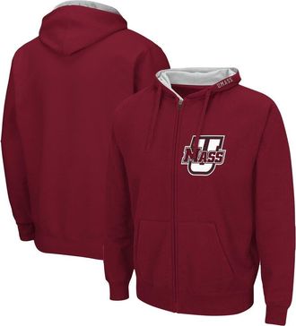 Colosseum Mens Colosseum Maroon UMass Minutemen Arch & Logo 3.0 Full-Zip Hoodie at Nordstrom, Size Xx-Large