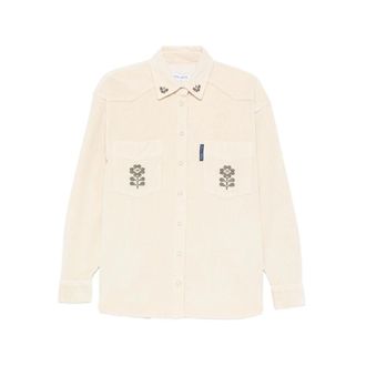 Maison Labiche Embroidered Corduroy Shirt