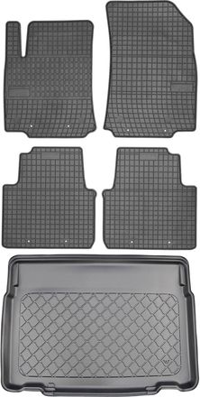 OEM Juego De Alfombrillas De Goma Para Coche Y Alfombrilla Para Maletero Para Citro&euml;n C3 Aircross Ii Crossover A Partir De Noviembre De 2017