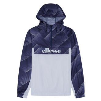 Ellesse Heren Fiorisa Windrunner Jas (Marineblauw/Wit)