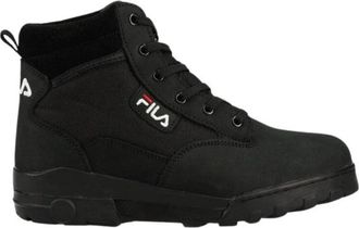 Fila Grunge II Mid - Heren - Veterlaarzen - Zwart - 44 EU - Leer - Schoenen