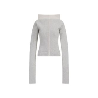 Rick Owens Pearl Cowl Cashmere Pullover-Donna