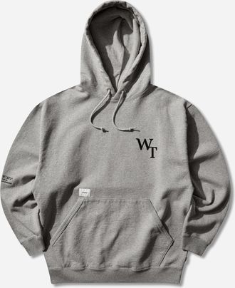 Wtaps Men s Academy Hoodie Ash Grey