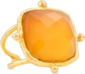 Sylvia Toledano Coussin onyx cushion ring - Gold