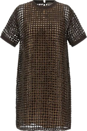 Brunello Cucinelli Mujer, Vestidos, Marr&oacute;n, Talla: S