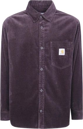 Carhartt Work in Progress Camisa Loyde - Shirts - Hombre - P&uacute;rpura - XL