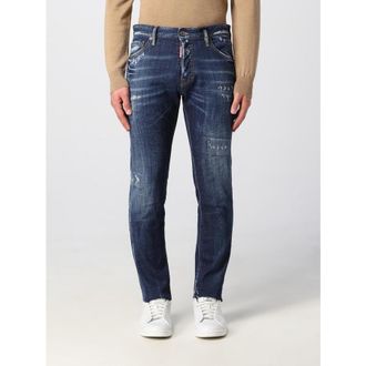 Dsquared2 MenS Dark Blue Distressed Jeans, Size 46