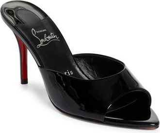 Christian Louboutin Miss Z Pointed Toe Sandal in Black at Nordstrom, Size 7.5Us