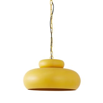 Light & Living L&aacute;mpara Colgante - Neiva - Amarillo - Metal - - Light&living