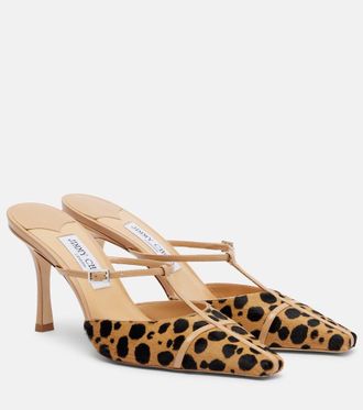 Jimmy Choo London x Conner Ives - Mules Gloria 85 in cavallino