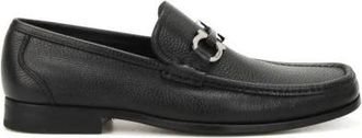 Ferragamo Gancini Bit Loafers - Heren - Loafers - Zwart - 40 EU - Leer - Schoenen