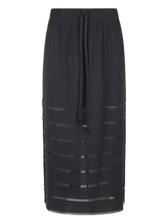 Pleats Please Issey Miyake drawstring pleated skirt - Black