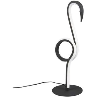 Reality Reality Leuchten - Lampada da tavolo a led lampada di design fenicottero nero lampada da salotto lampada laterale, 6W 550lm bianco caldo, LxH 14 x 35
