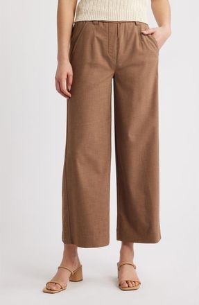 Wit & Wisdom Glider Skyrise Wide Leg Pants in Toasted Coconut at Nordstrom, Size X-Large