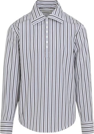 Dries Van Noten Cedon Shirt - Heren - Casual Overhemden - Wit - S - Katoen - Overhemden