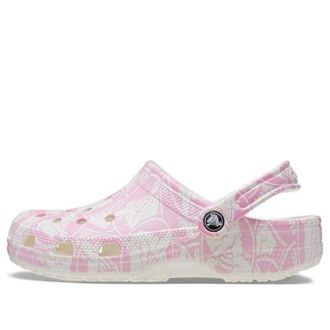 Crocs Classic Duke Print Clogs Pink Tweed 210003-6WY