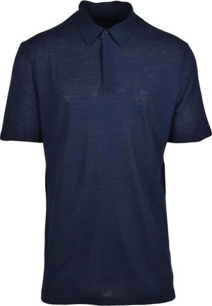 Harmont & Blaine Cotton Embroidered Logo Short-Sleeve Polo Shirt
