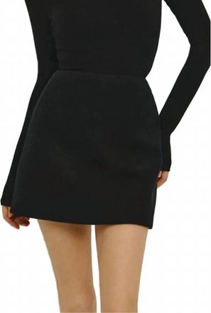 Elodie Agathe Mini Skirt In Black