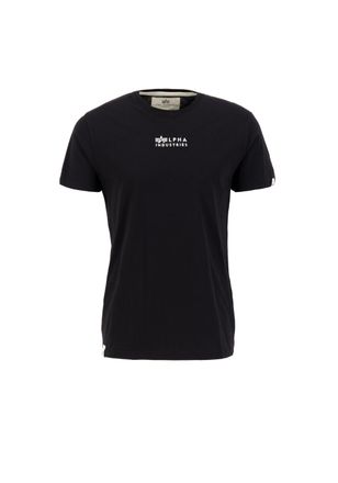 Alpha Industries T-Shirt ALPHA INDUSTRIES Organics EMB T-Shirt, Herren, Gr. S, schwarz (organic schwarz), Obermaterial: 100% Baumwolle, Shirts T-Shirt