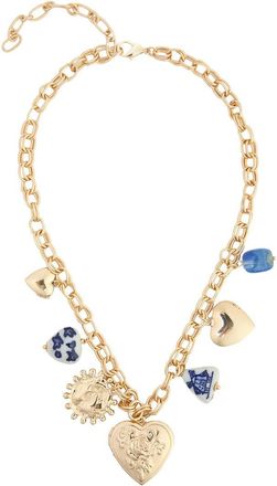 Saachi Saachi 14K Mixed Charm Necklace