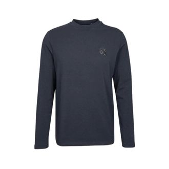 Karl Lagerfeld Heren, Tops, Blauw, Maat: M Katoen