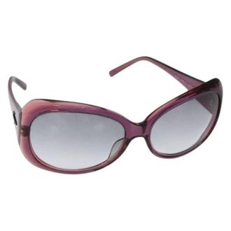 Ferragamo Pre-owned Accessories, female, Purple, Size: ONE SIZE Pre-owned Plastic Sunglasses