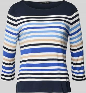 Betty Barclay Longsleeve aus Viskose-Elasthan-Mix mit 3/4-Arm in Marine, Gr&ouml;&szlig;e 36