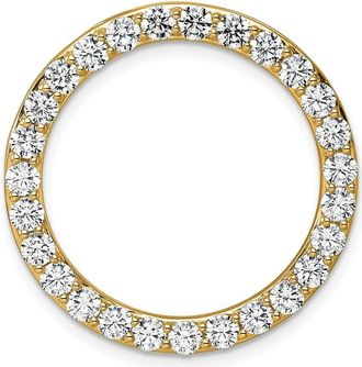 Diamond2Deal 14k Gold Lab Grown Diamond Pendant (3ct, VS, G-H)
