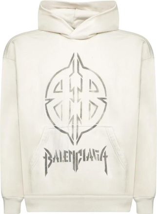 Balenciaga Hombre, Sudaderas, Beige, Talla: S