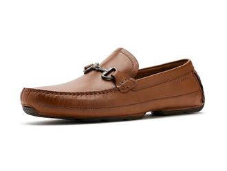 Cole Haan Hutchison Grand Bit Mens Flat Shoes British Tan Leather/Java : 10.5 D - Medium